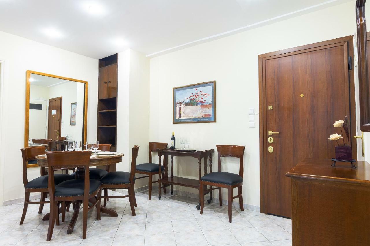Classy 2 Bedroom Apartment Near Acropolis & Metro Athens Luaran gambar